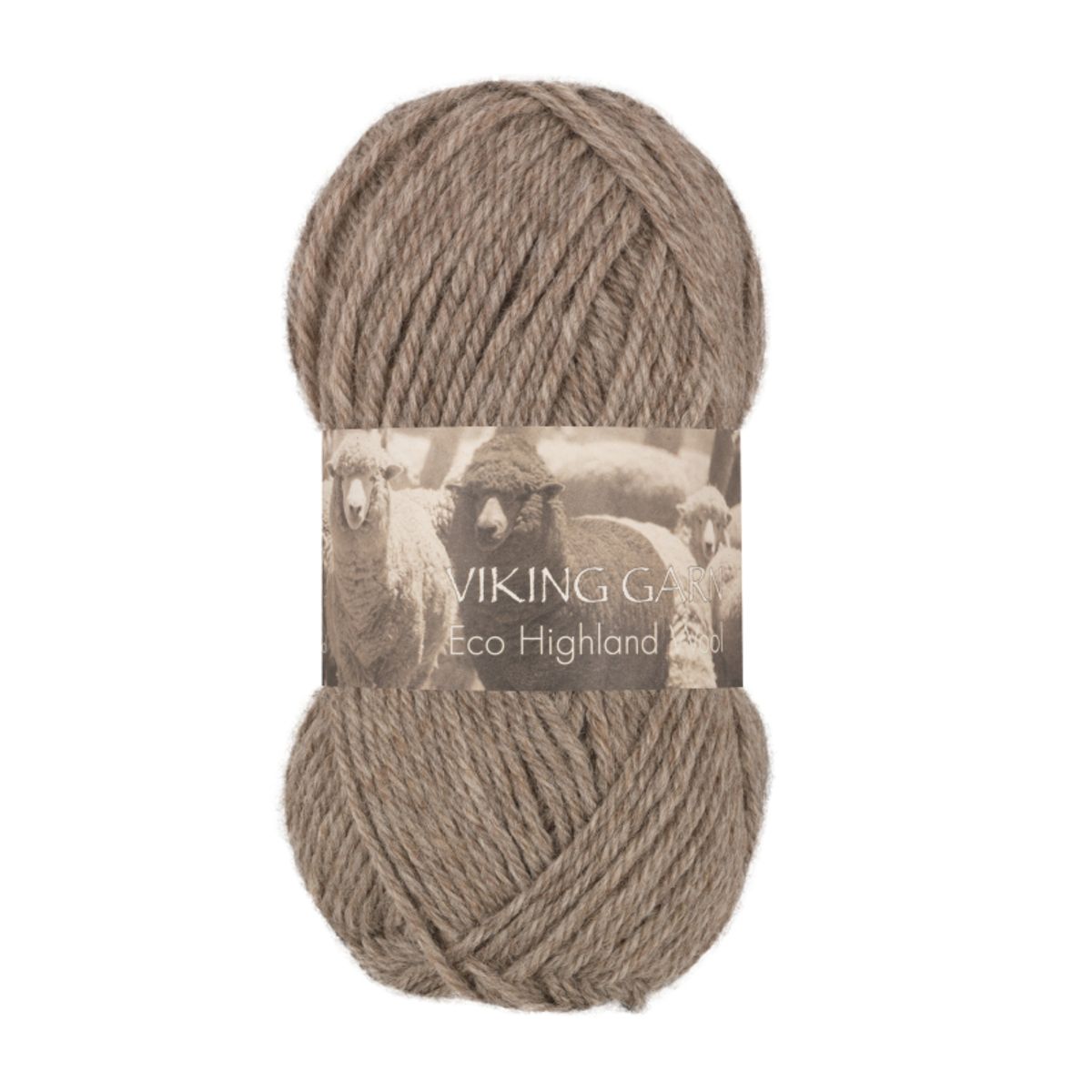 Viking Eco Highland Wool 209 Lys brun, Uldgarn, fra Viking