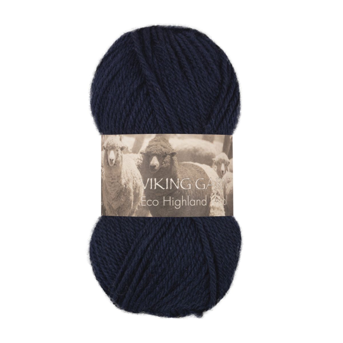 Viking Eco Highland Wool 226 Marine, Uldgarn, fra Viking