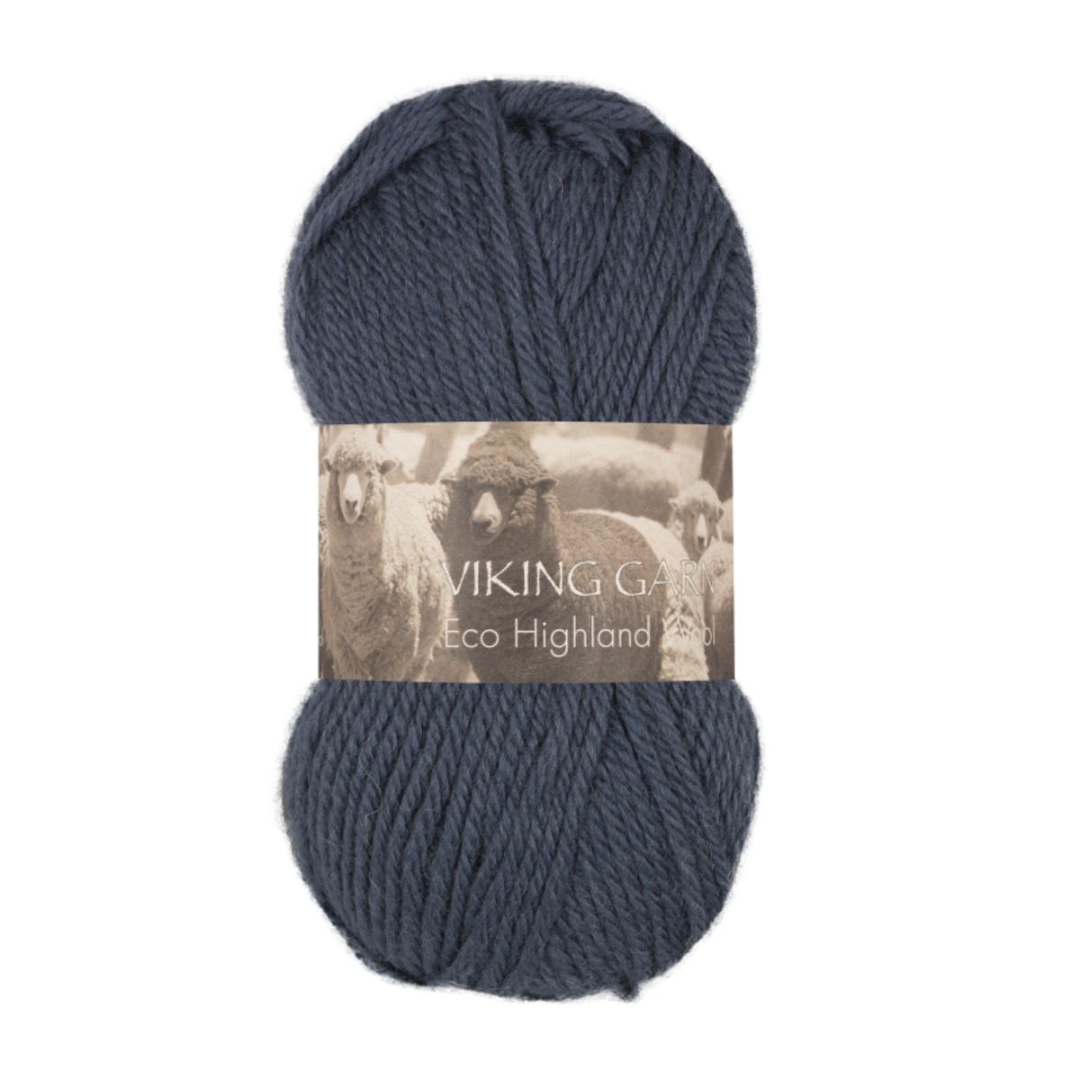 Viking Eco Highland Wool 227 Jeansblå, Uldgarn, fra Viking