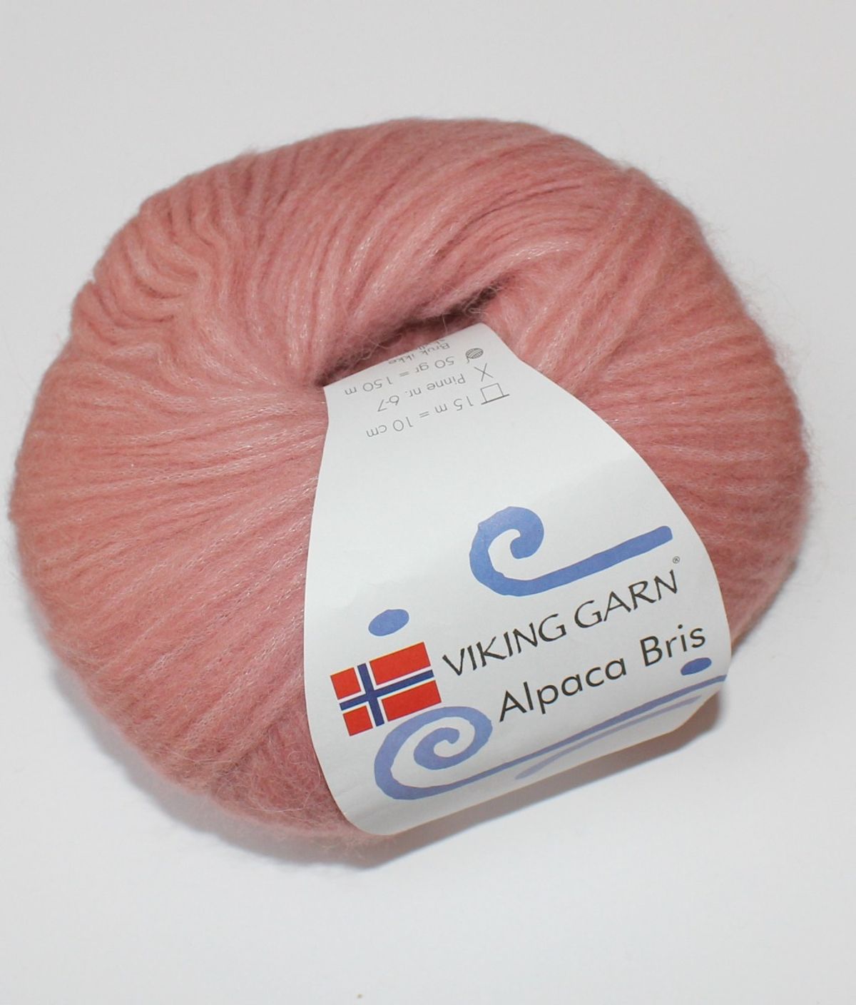 Viking Garn Alpaca Bris - Gammelrosa farve 365, 50 gram