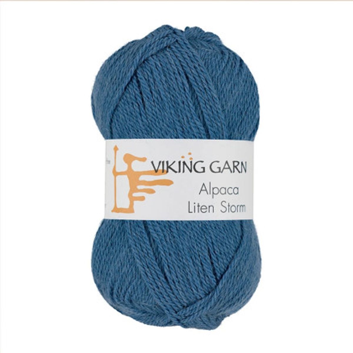 Viking Garn Alpaca Liten Storm 724 Mellemblå