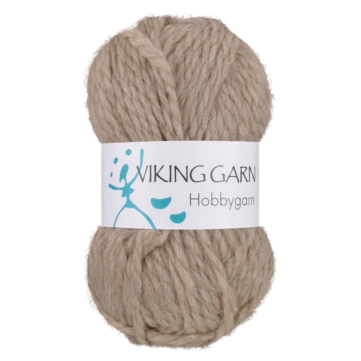 Viking Hobbygarn 907 Beige, Uldgarn, fra Viking