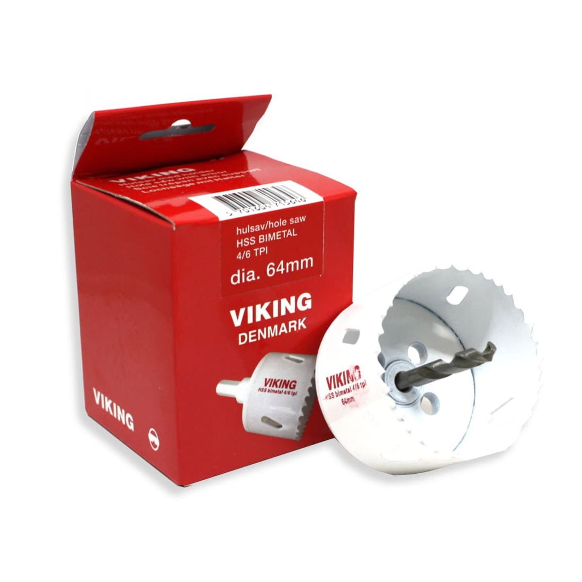 Viking hulsav 64mm m. fast holder