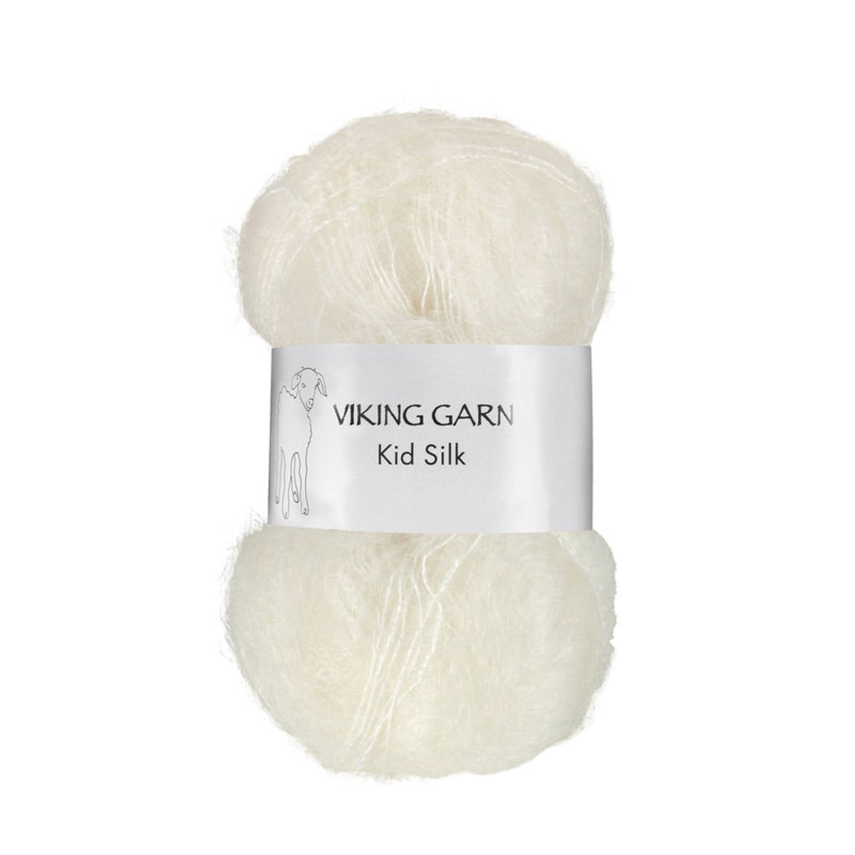 Viking Kid Silk 302 Natur, Mohair/Silk, fra Viking