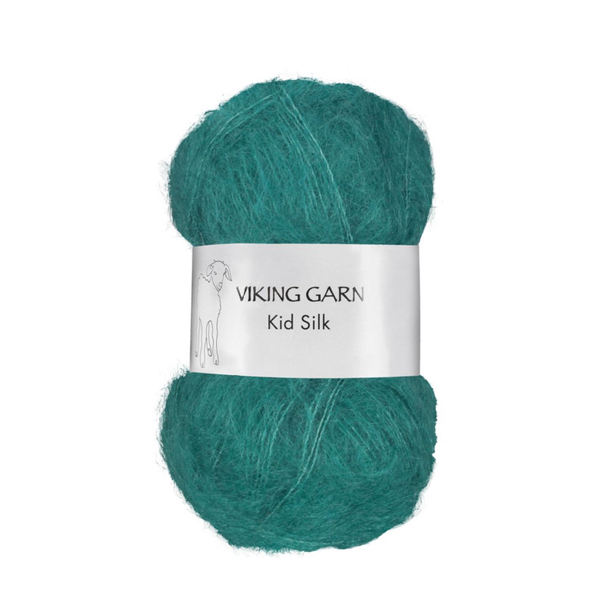 Viking Kid Silk 339 Jade, Mohair/Silk, fra Viking