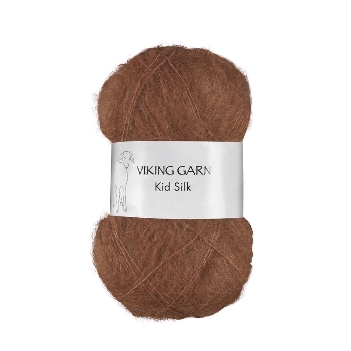 Viking Kid Silk 356 Kobber, Mohair/Silk, fra Viking