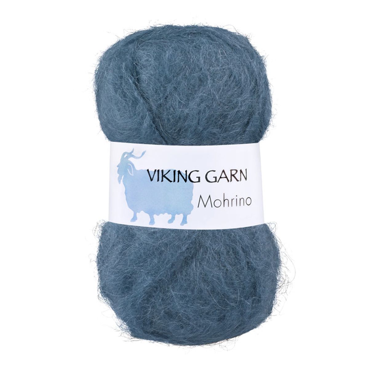 Viking Mohrino - 522 Gråblå, Mohairgarn, fra Viking