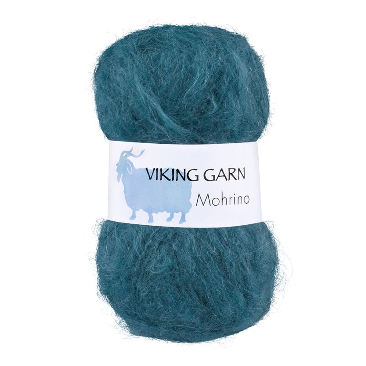 Viking Mohrino - 533 Petrol, Mohairgarn, fra Viking