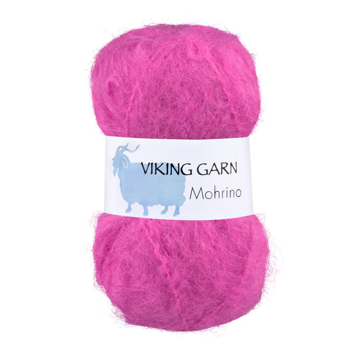 Viking Mohrino - 563 Cerise, Mohairgarn, fra Viking