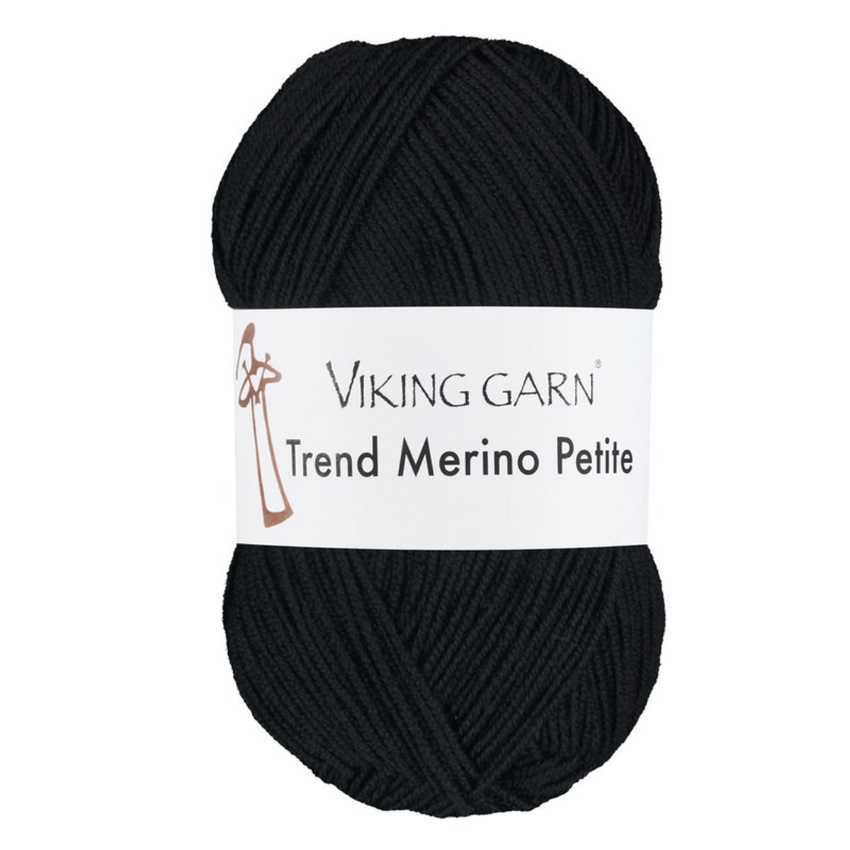 Viking Trend Merino Petite 303 Sort, Merinould, fra Viking