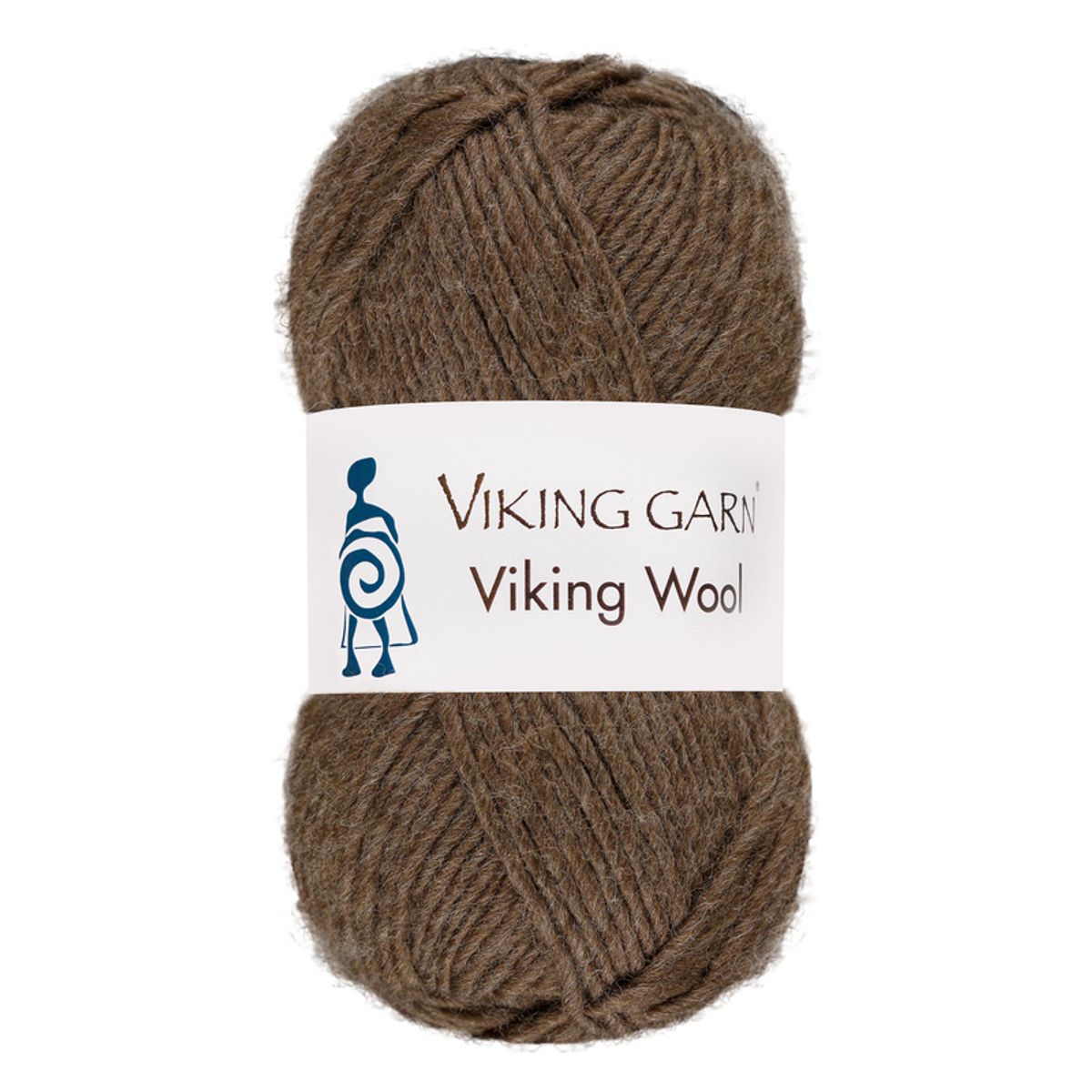 Viking Wool 508 Brun, Uldgarn, fra Viking