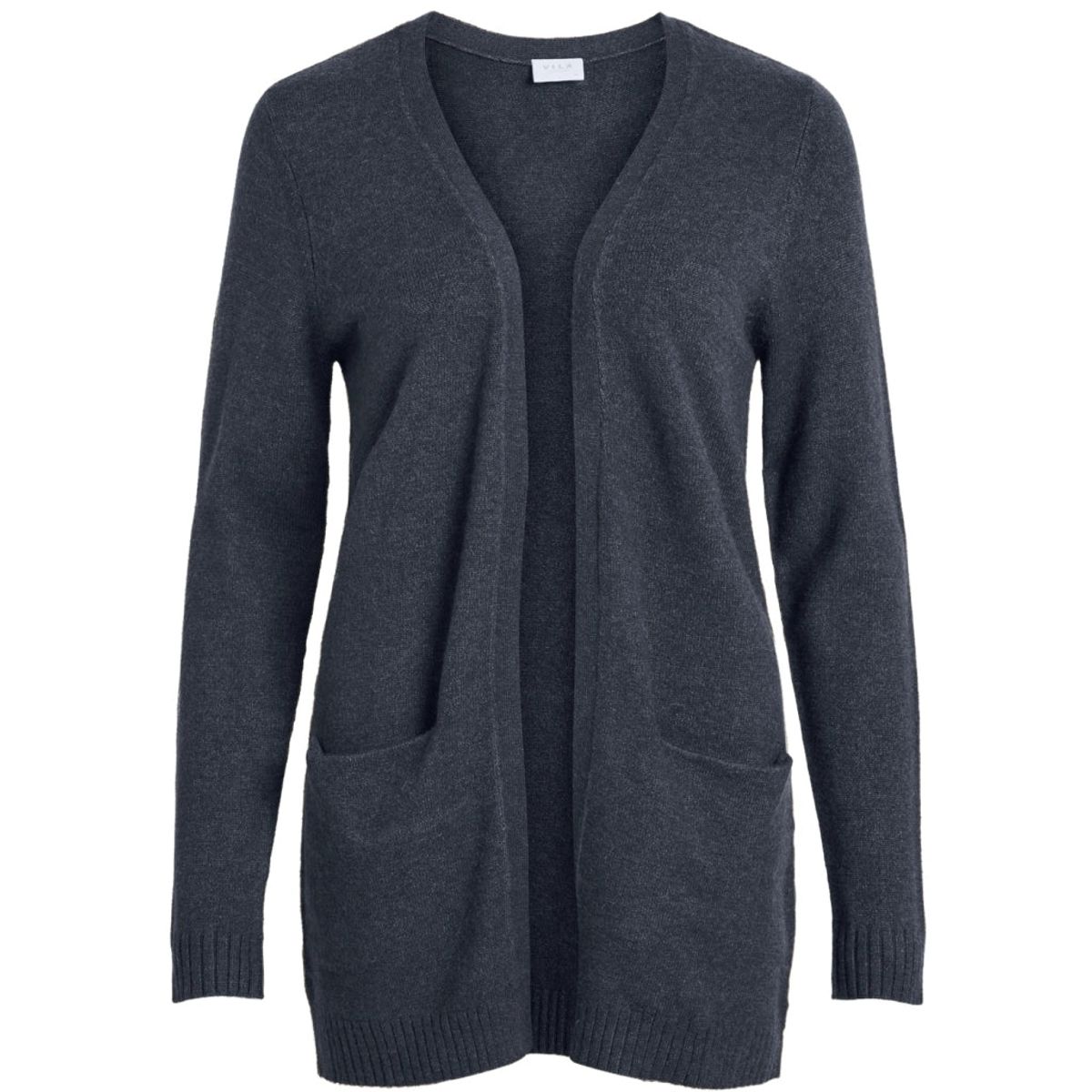 VILA dame cardigan VIRIL - Total eclipse melange