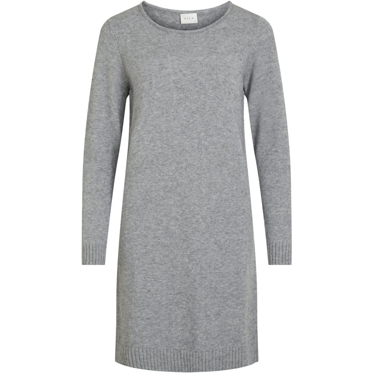 VILA dame kjole VIRIL - Medium grey melange