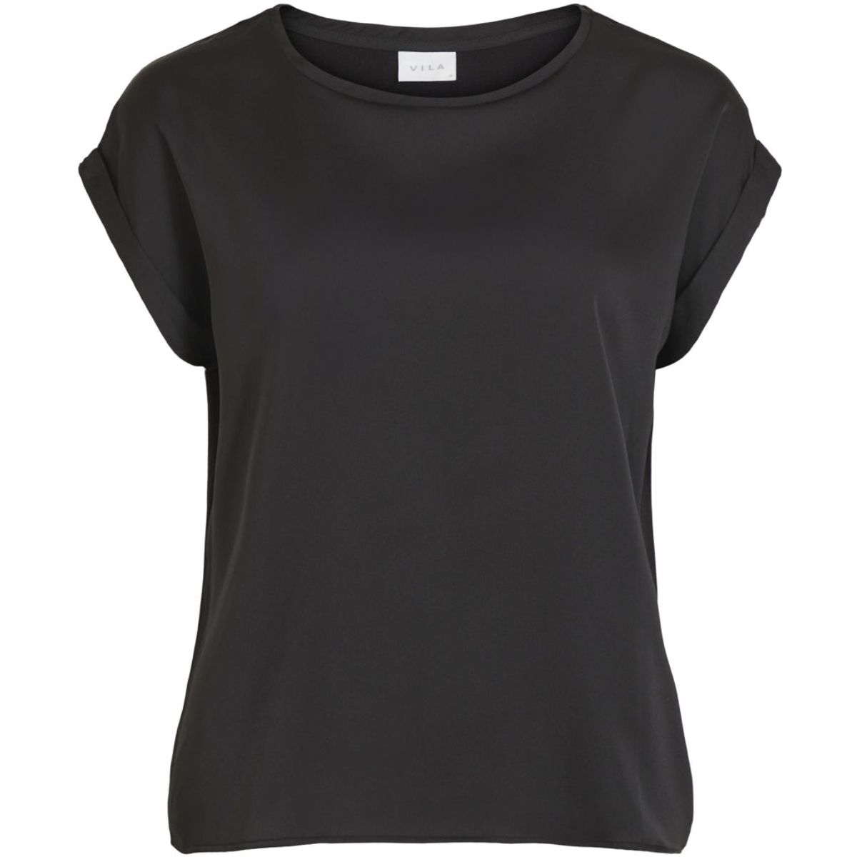 VILA dame top VIELLETTE - Black