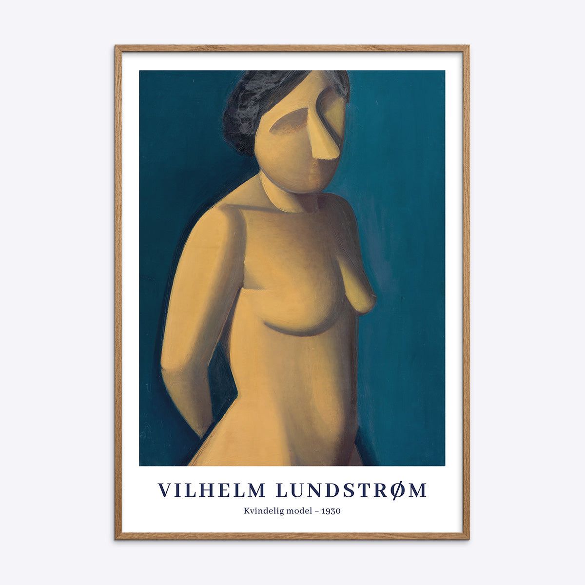 Vilhelm Lundstrøm Kvindelig Model - 21x30 cm