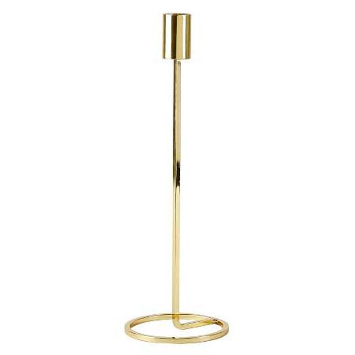 Villa Collection - Lysestage 29cm Dia10cm guld Metal