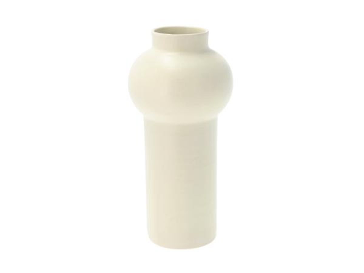 Villa Collection - Rost Vase Dia. 14 x 30 cm Offwhite