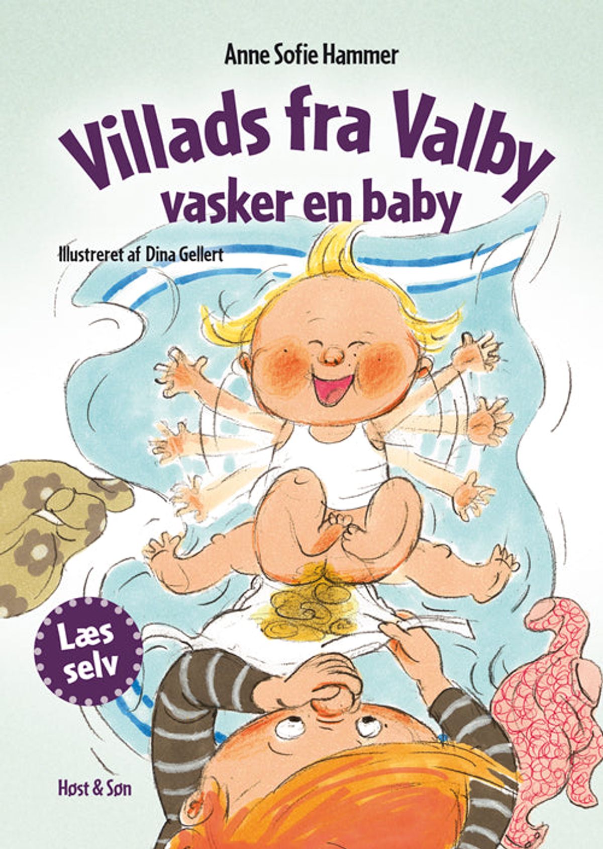 Villads fra Valby vasker en baby