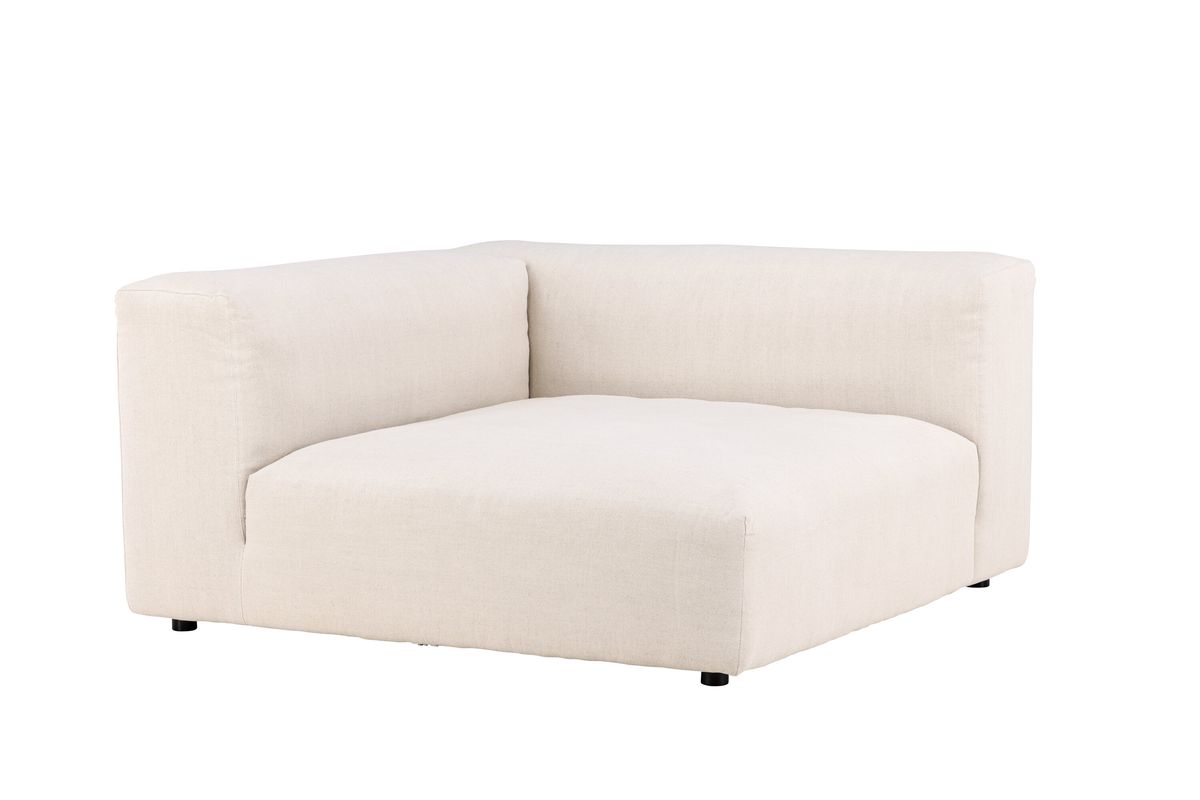 VIND COLLECTION Mavi modul sofa hjørne - beige polyester og træ