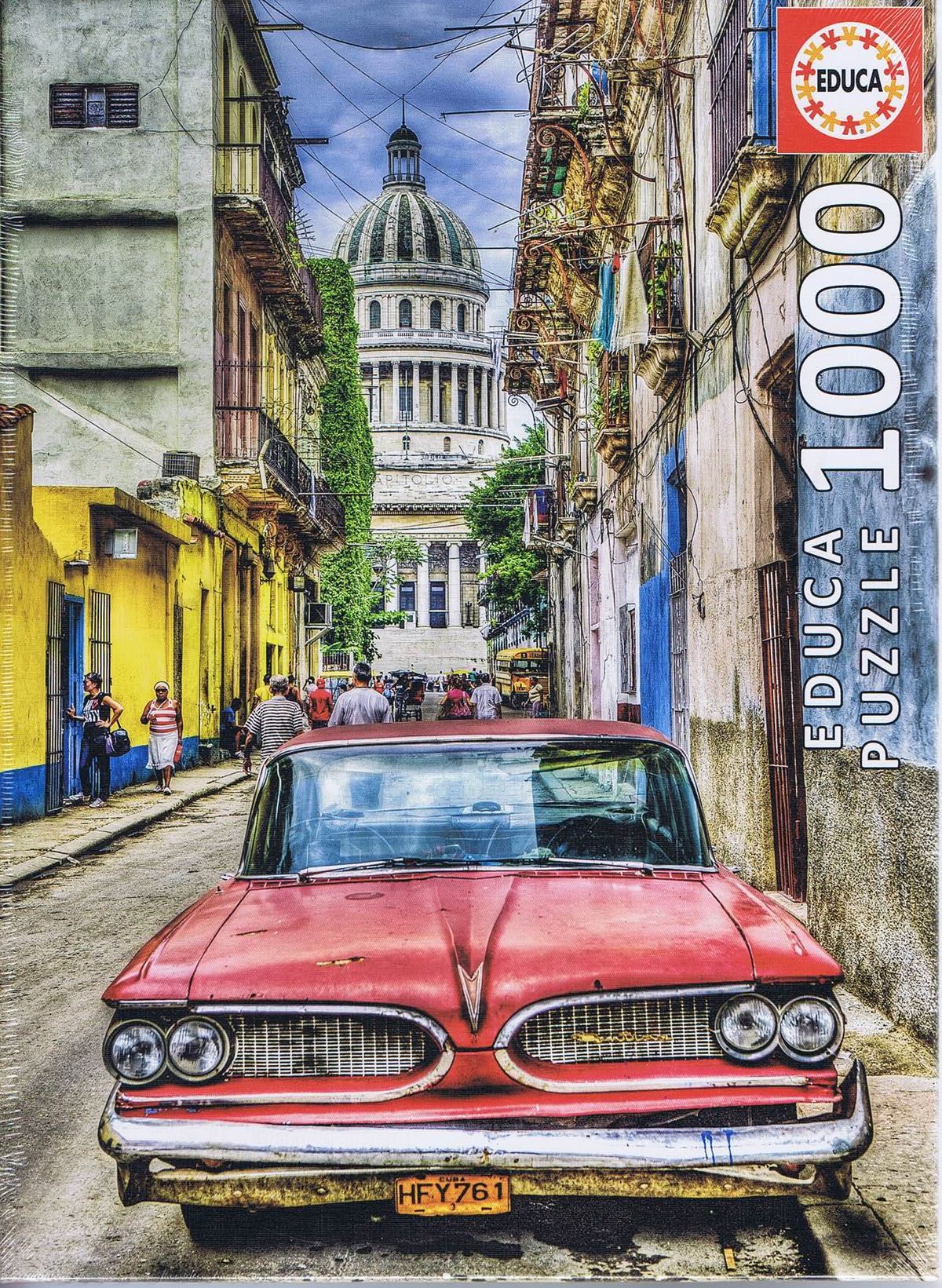 Vintage Car in Old Havana - 1000 brikker