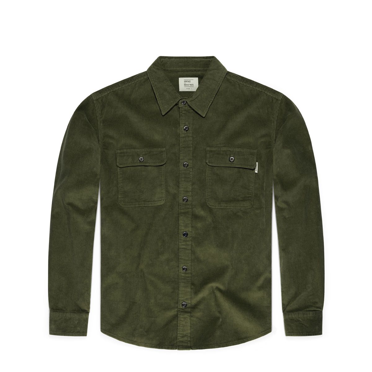 Vintage Industries Brix Shirt Green