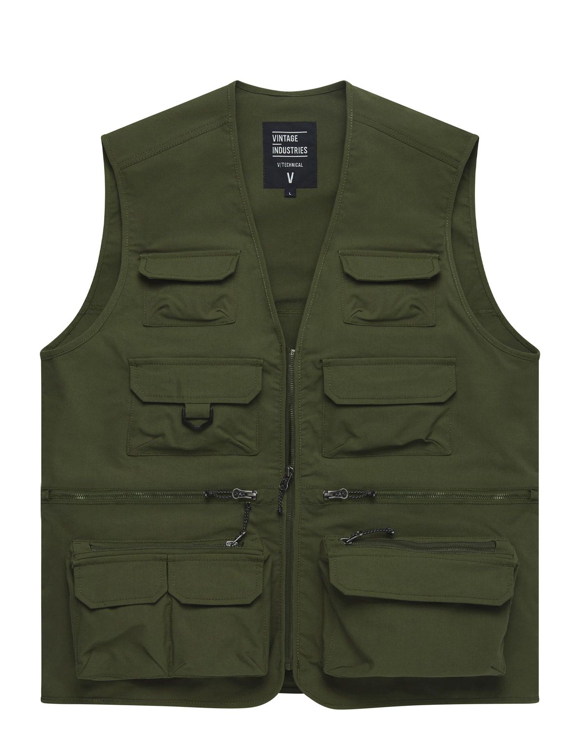 Vintage Industries Legend Fiskevest Sage Grøn