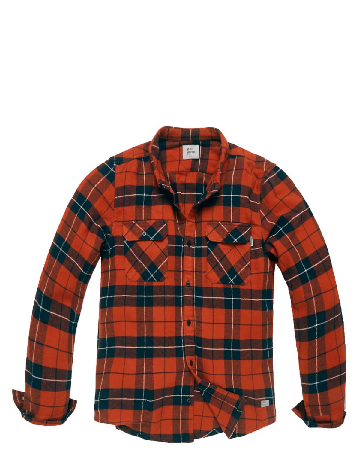 Vintage industries Sem Ternet Flannel Skjorte Orange