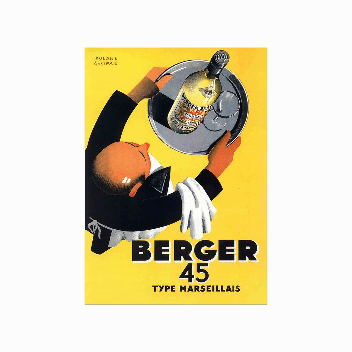 Vintage plakat Berger 45