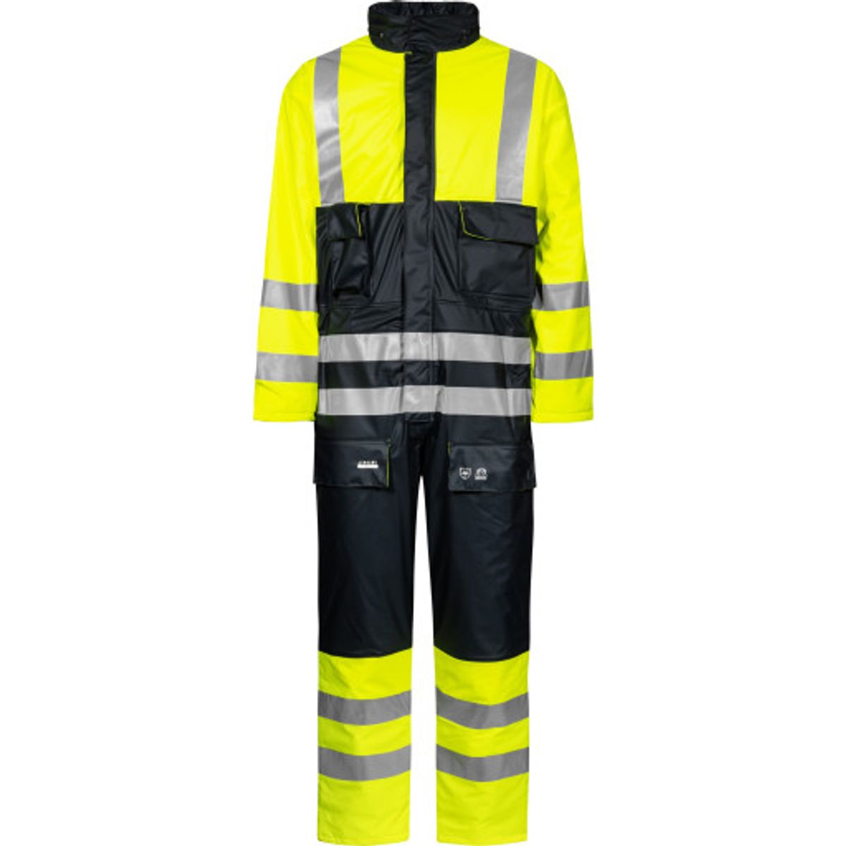 Vinter dragt hi viz gul/navy m