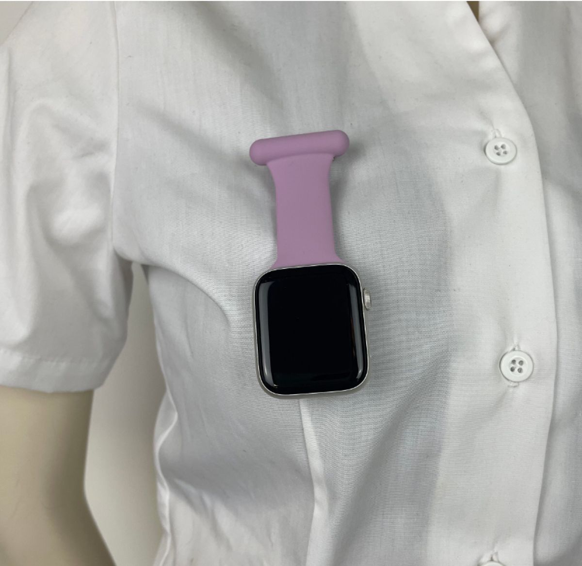 Violet sygepleje silikone rem til Apple Watch - M/L