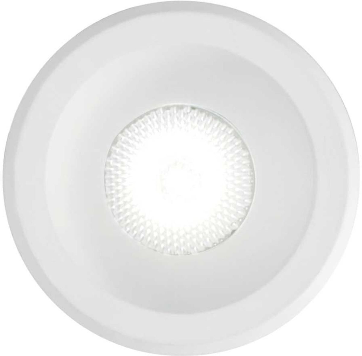 Virus, Indbygningslampe, 3W, LED, hvid, aluminium, metal, Ø40xH40mm