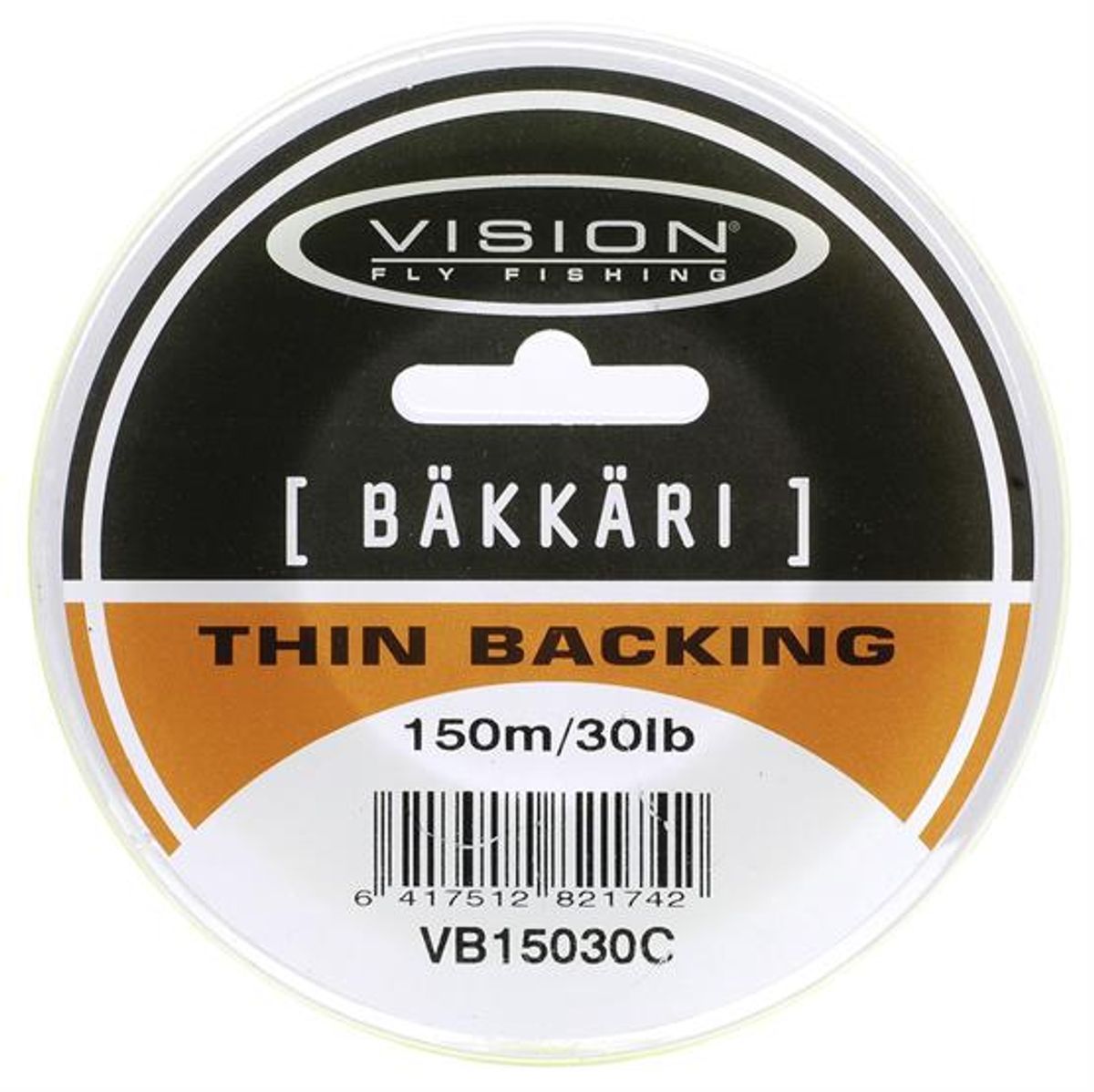 Vision Bäkkäri Backing, 150 Meter, 30 Pund