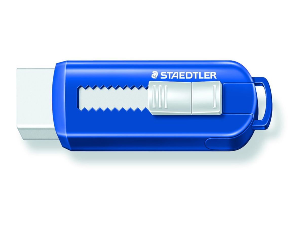 Viskelæder Staedtler M/skubfunktion