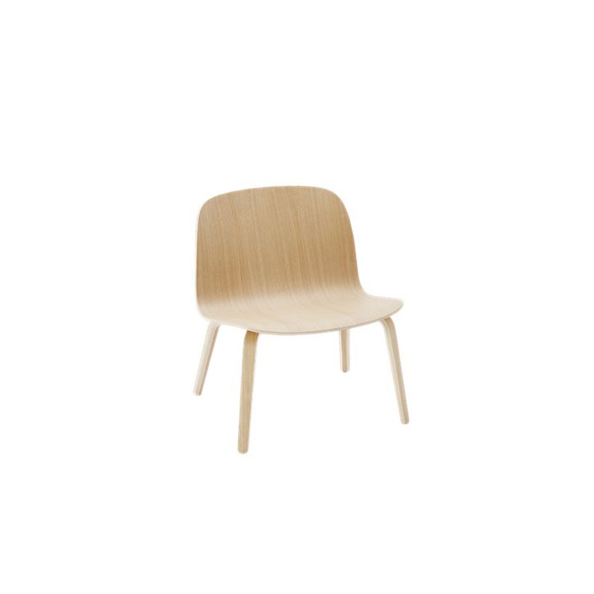 Visu Lounge Chair fra Muuto (Oak)