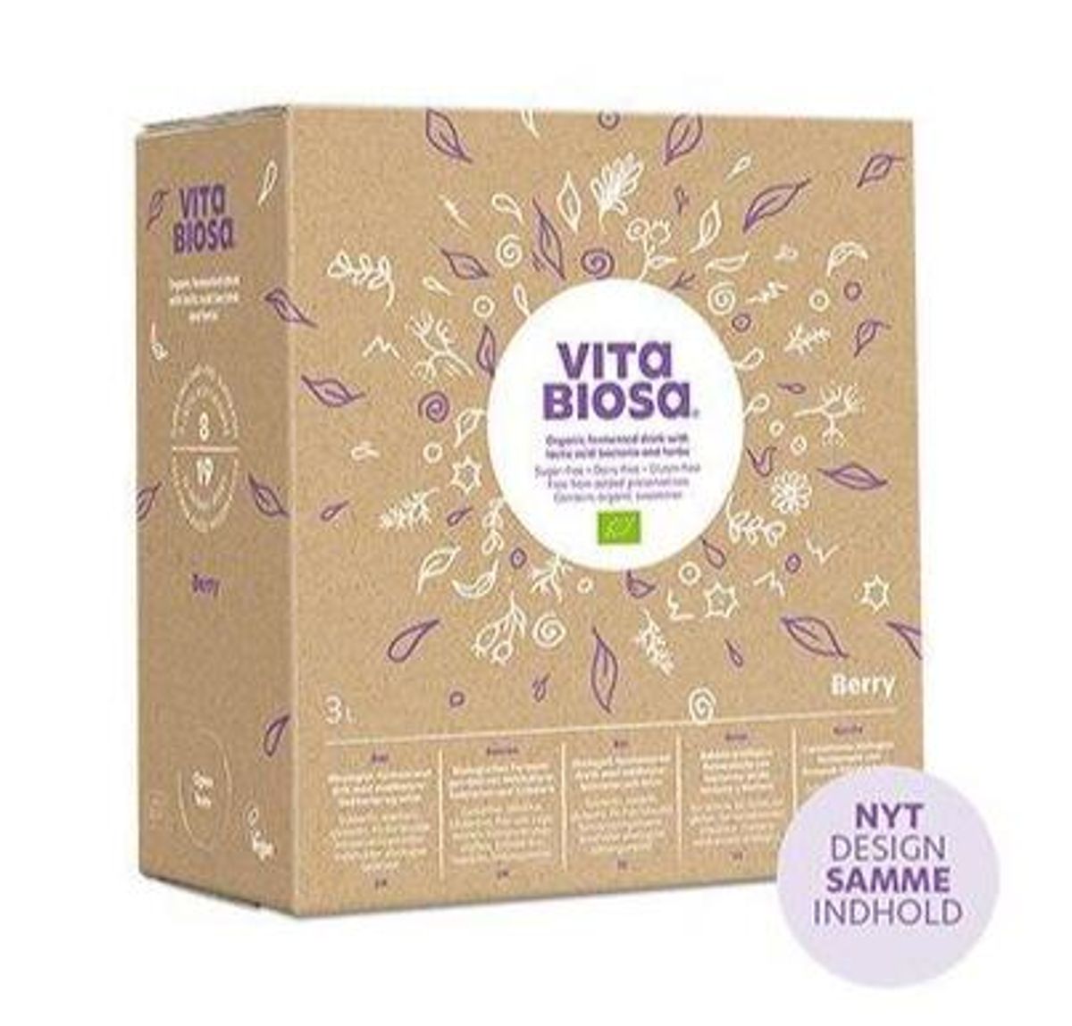 Vita Biosa Bær Ø bag-in-box, 3L.