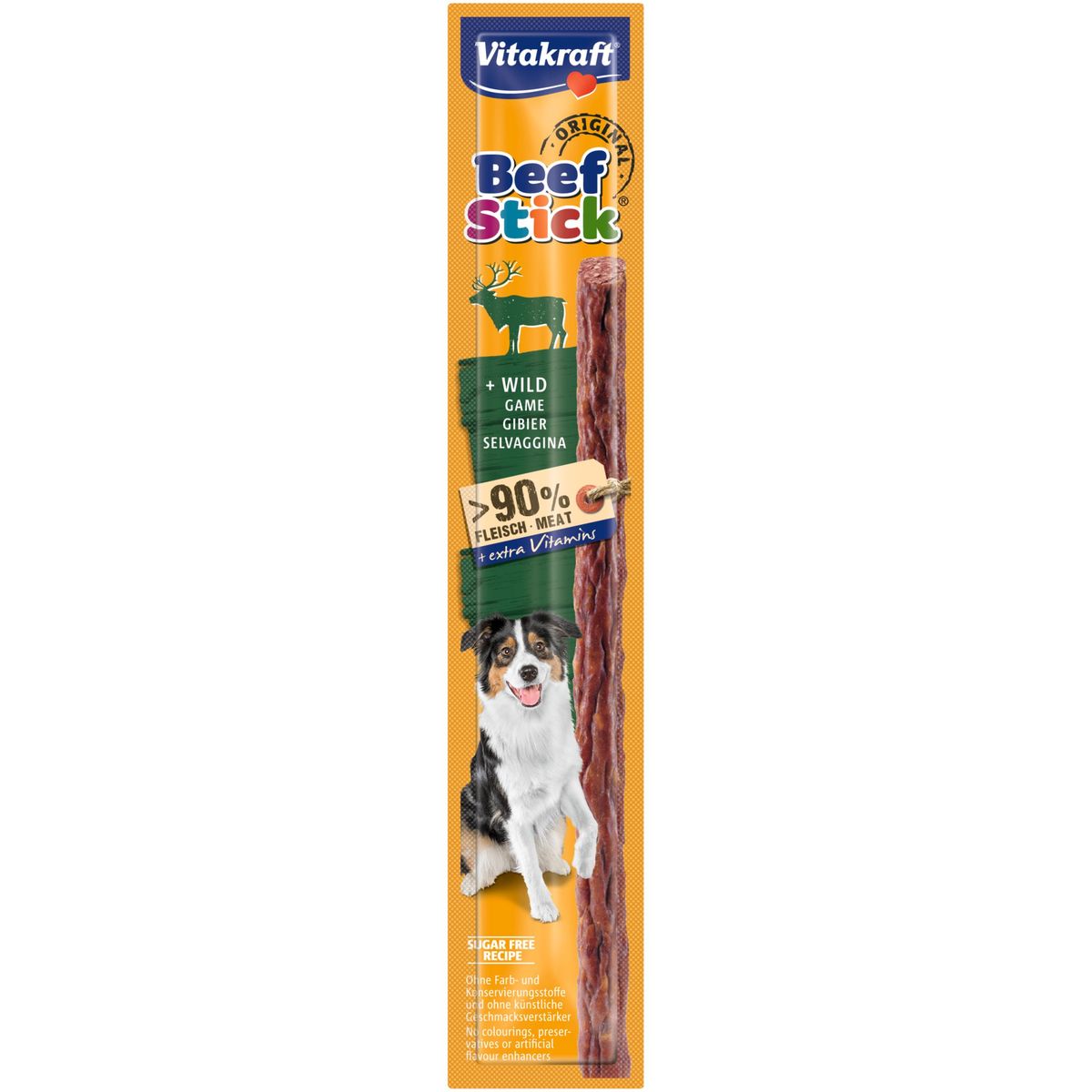 Vitakraft Beef-Stick® med Vildt 12g, hundegodbid