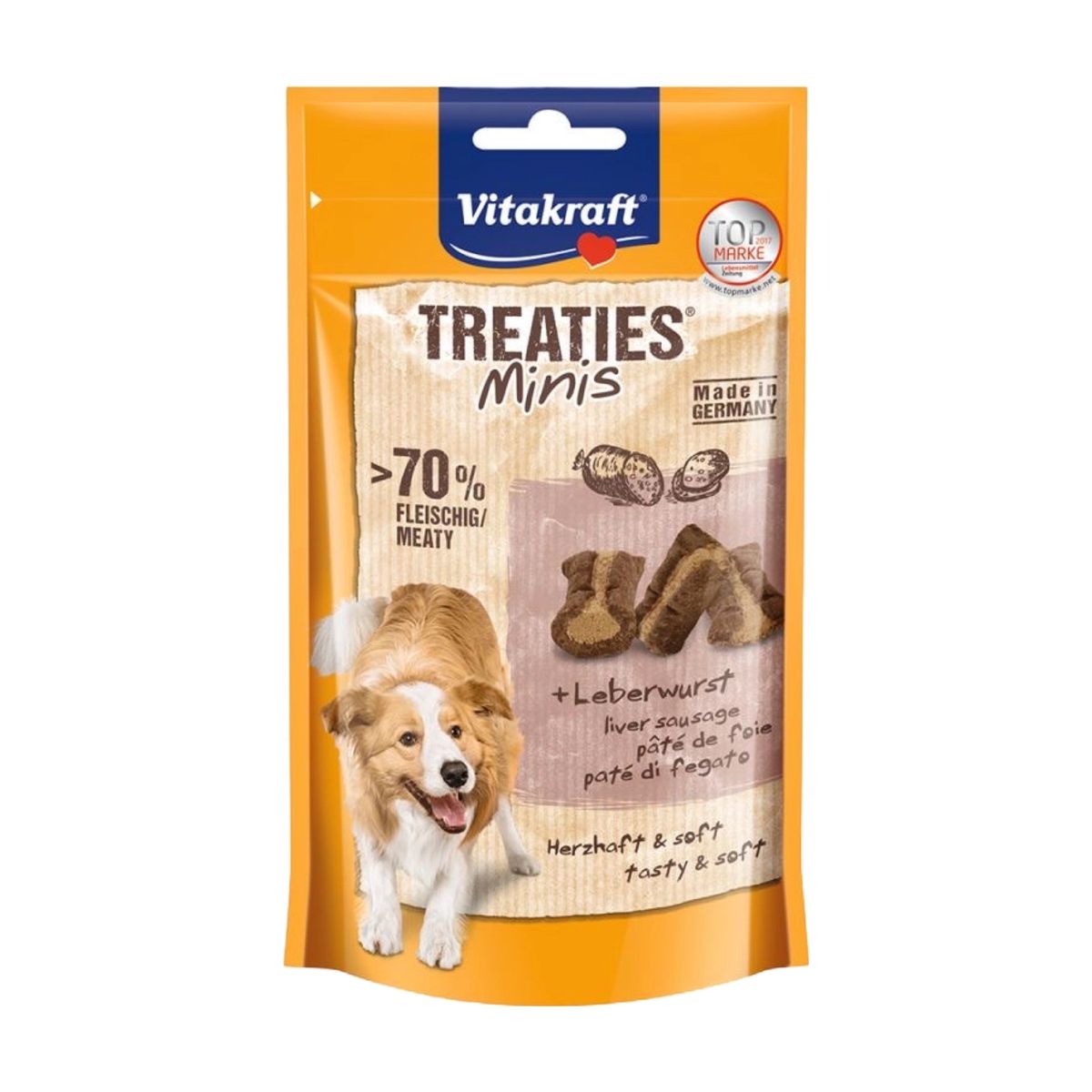 Vitakraft Treaties® Minis med Leverpølse 48g