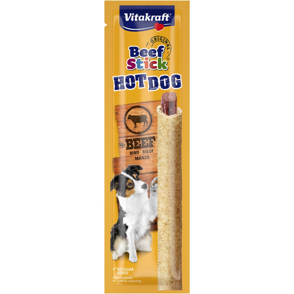 Vitakraft Vitakraft Beef Stick Hotdog 30gHundegodbidder