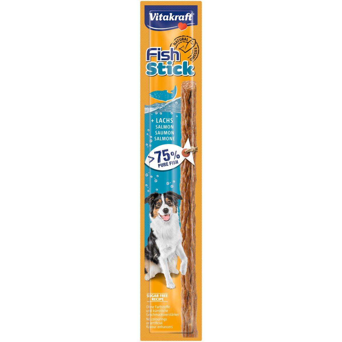 Vitakraft Vitakraft Fish Stick Laks 12g, Hundegodbid Beef stickHundegodbidder