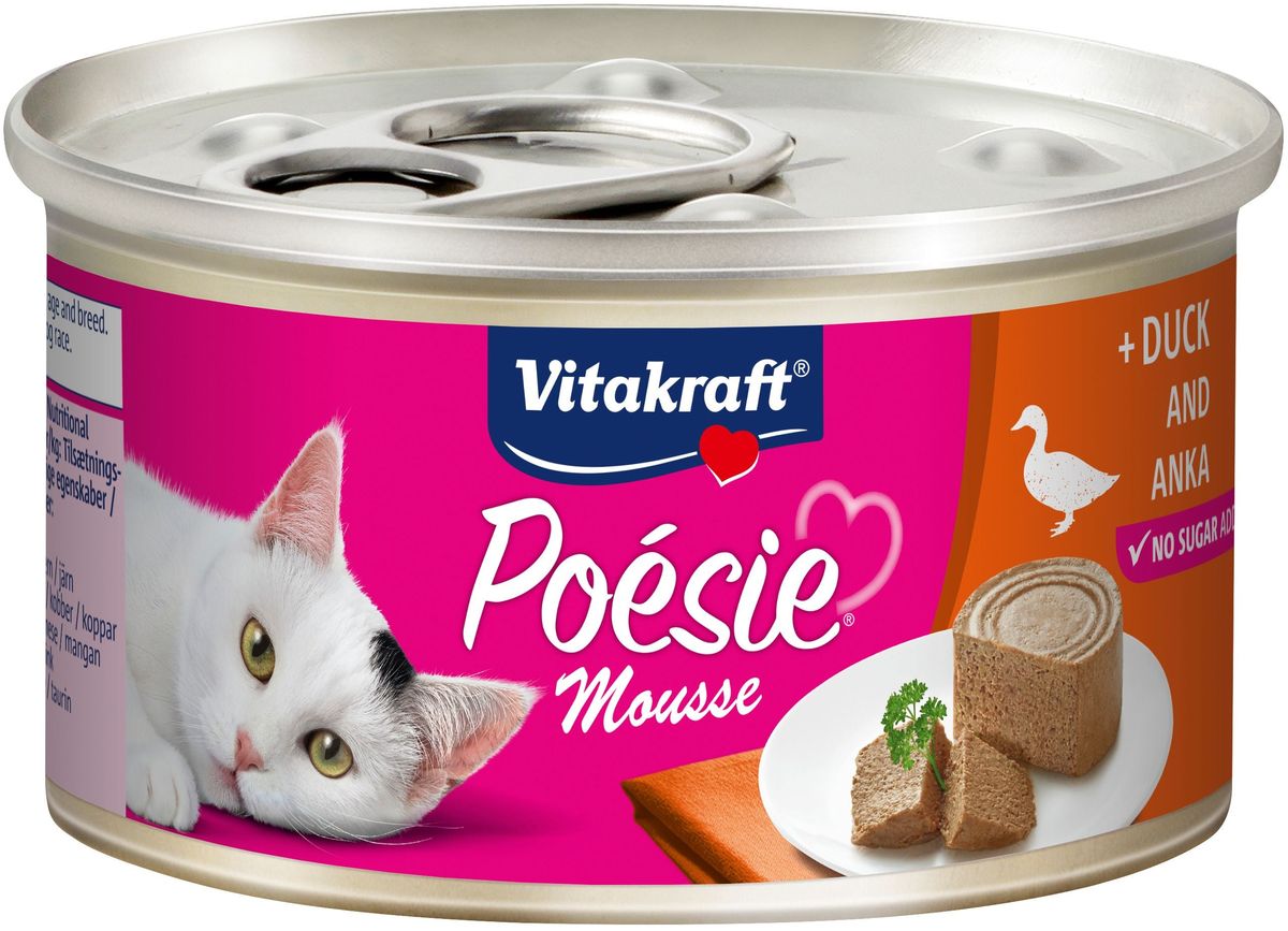 Vitakraft Vitakraft Poésie® Mousse med and vådfoder til katKattefoder