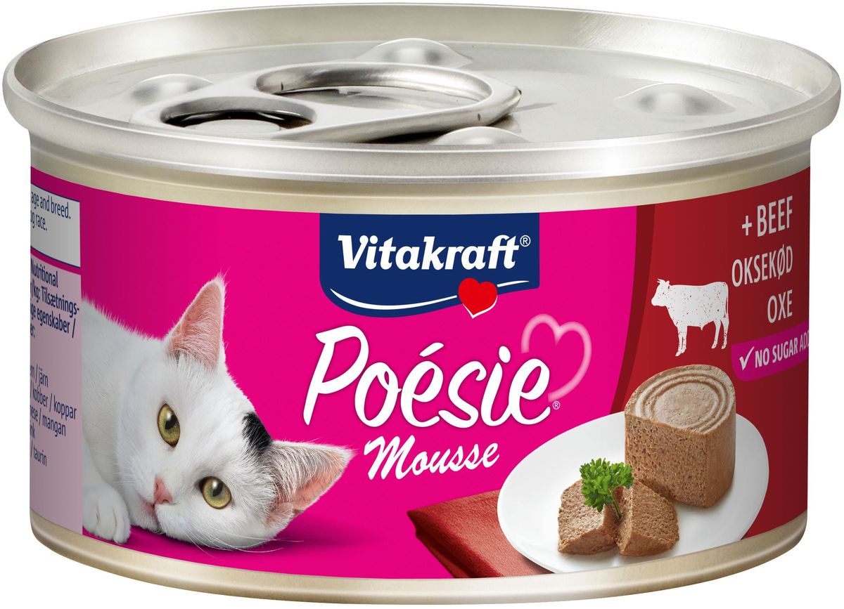 Vitakraft Vitakraft Poésie® Mousse med okse vådfoder til katKattefoder