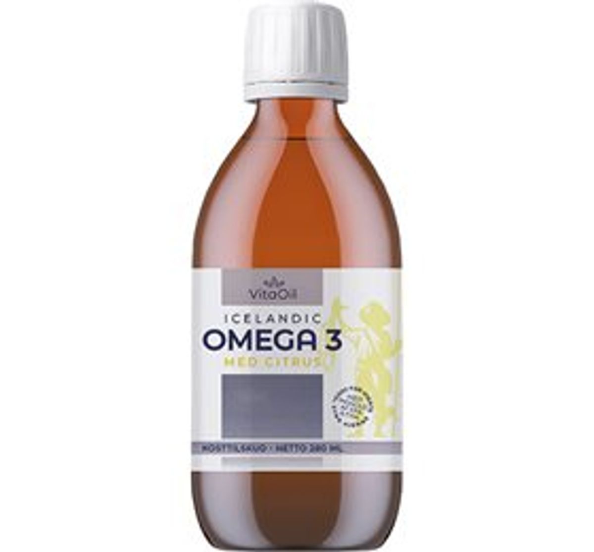 VitaOil Icelandic Omega 3 Med Citrus - 280 ml.