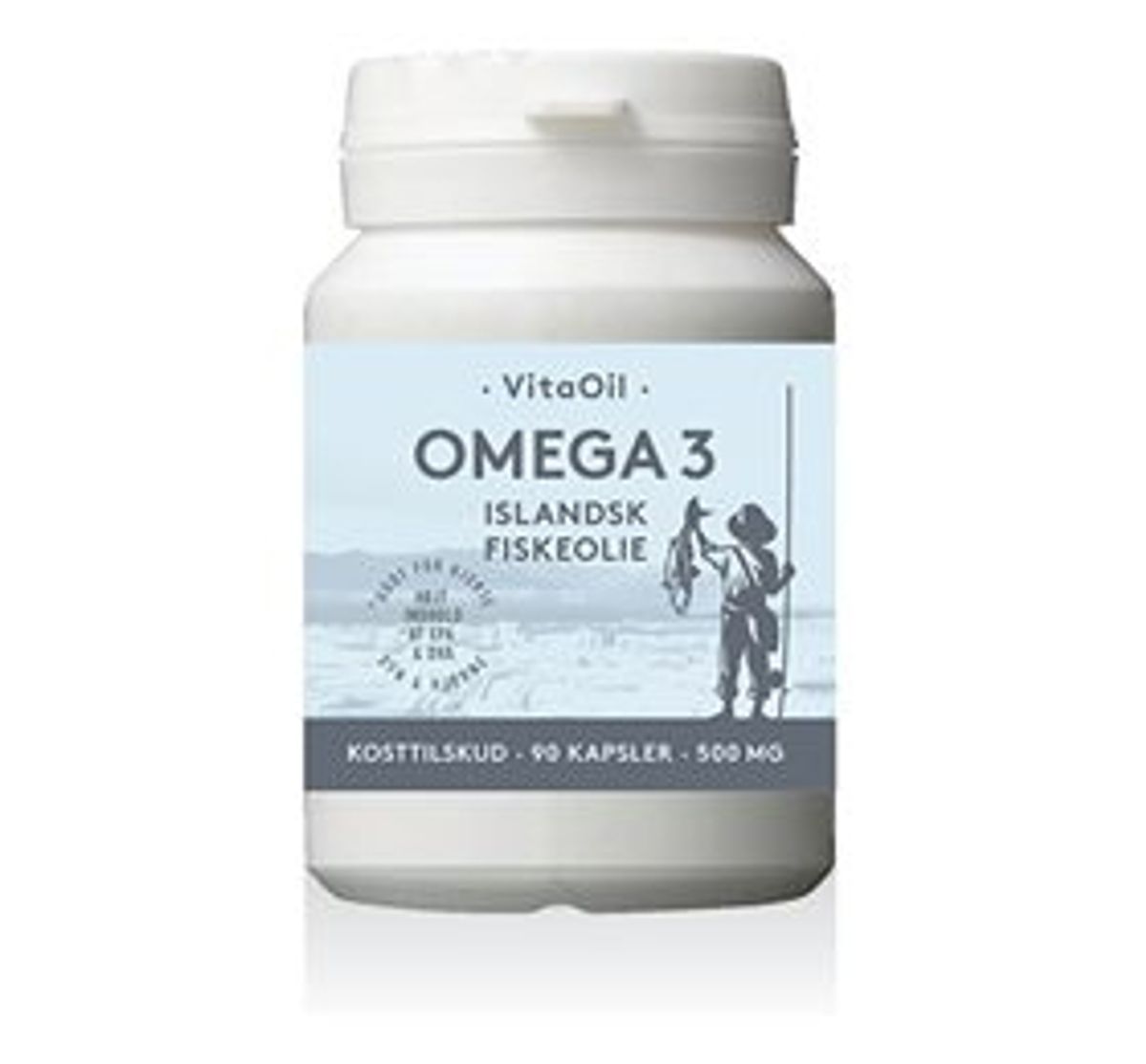 VitaOil Islandsk Fiskeoliekapsler Omega 3