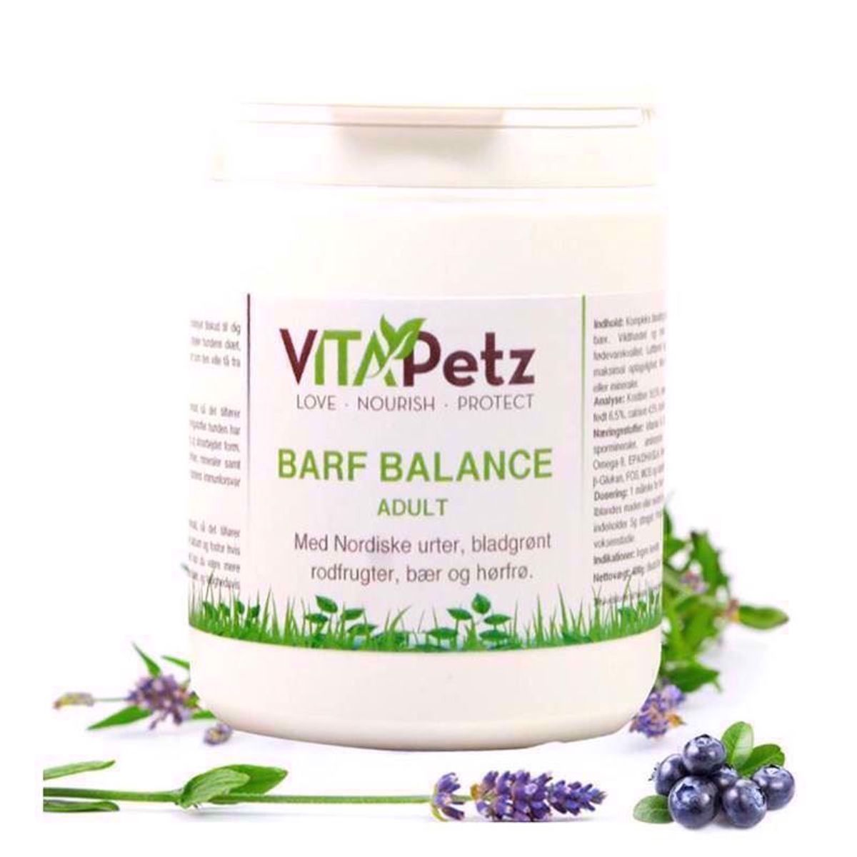 VitaPetz BARF Balance Adult, urtetilskud, 400 gr.