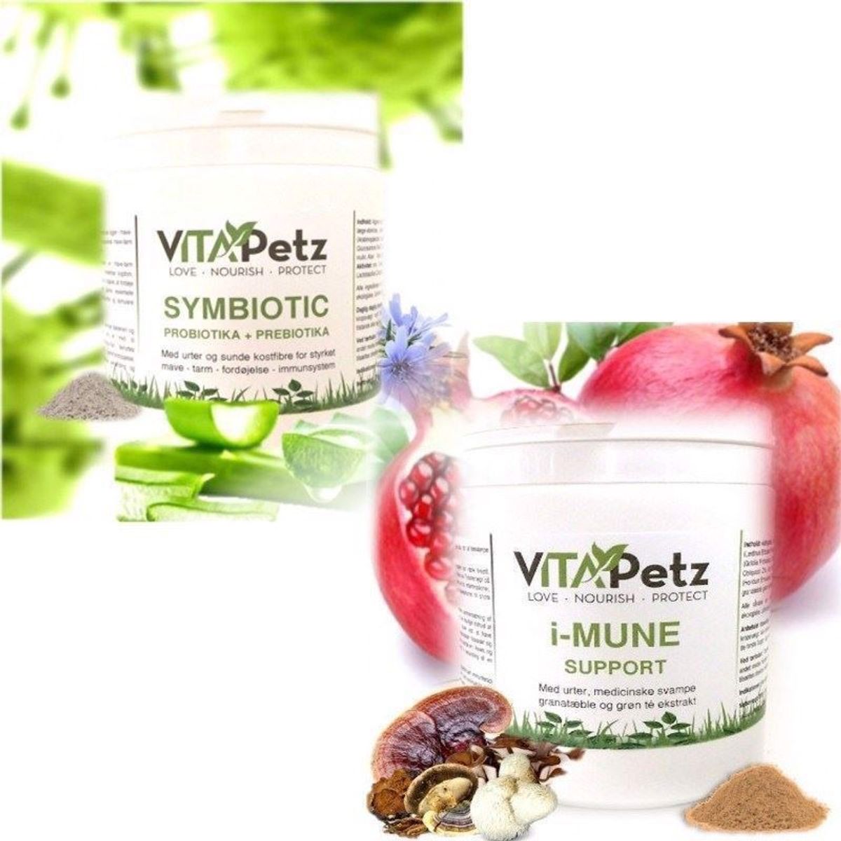 VitaPetz Immun Booster Pakke large, I-Mune + Symbiotic