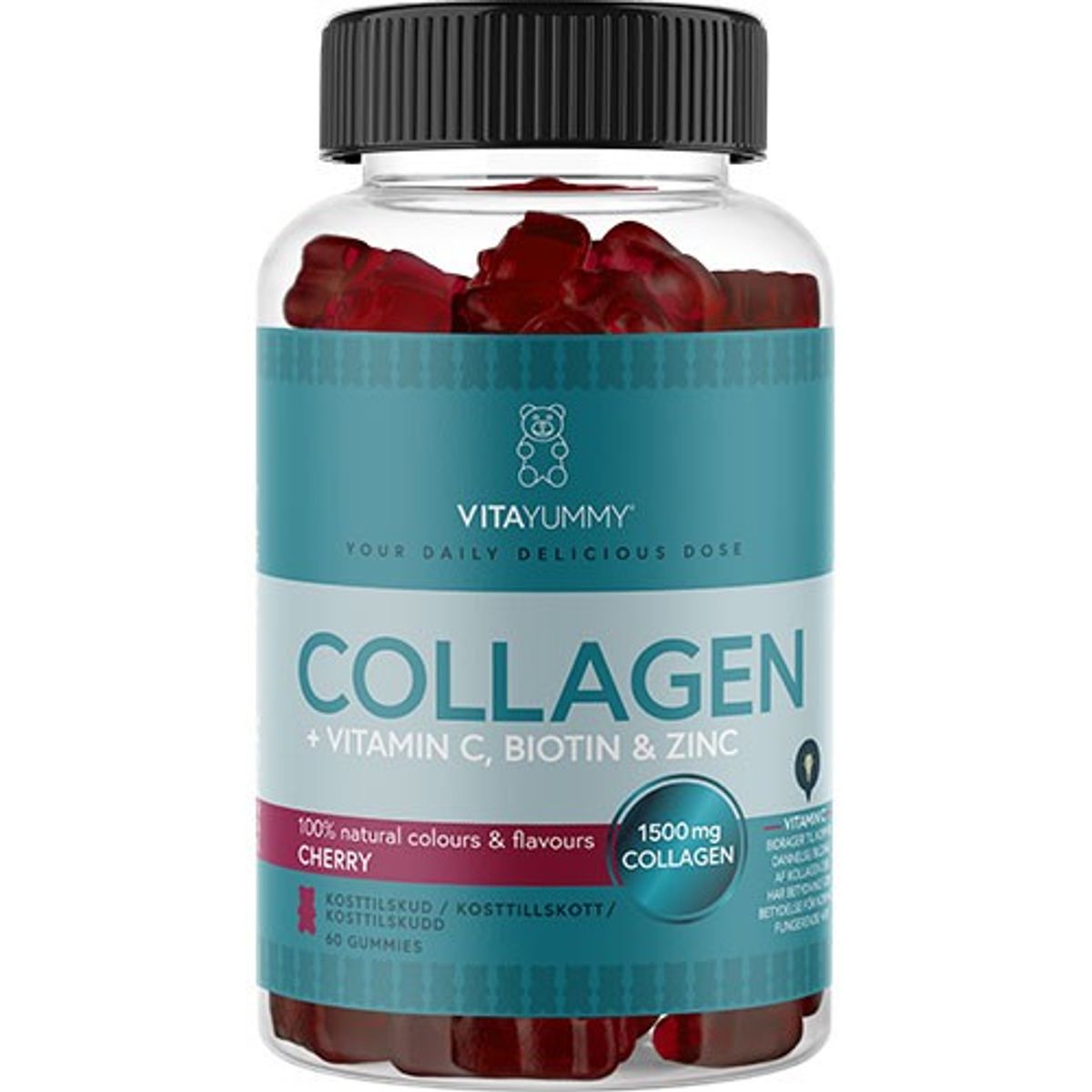 VitaYummy Collagen Cherry - 60 gum