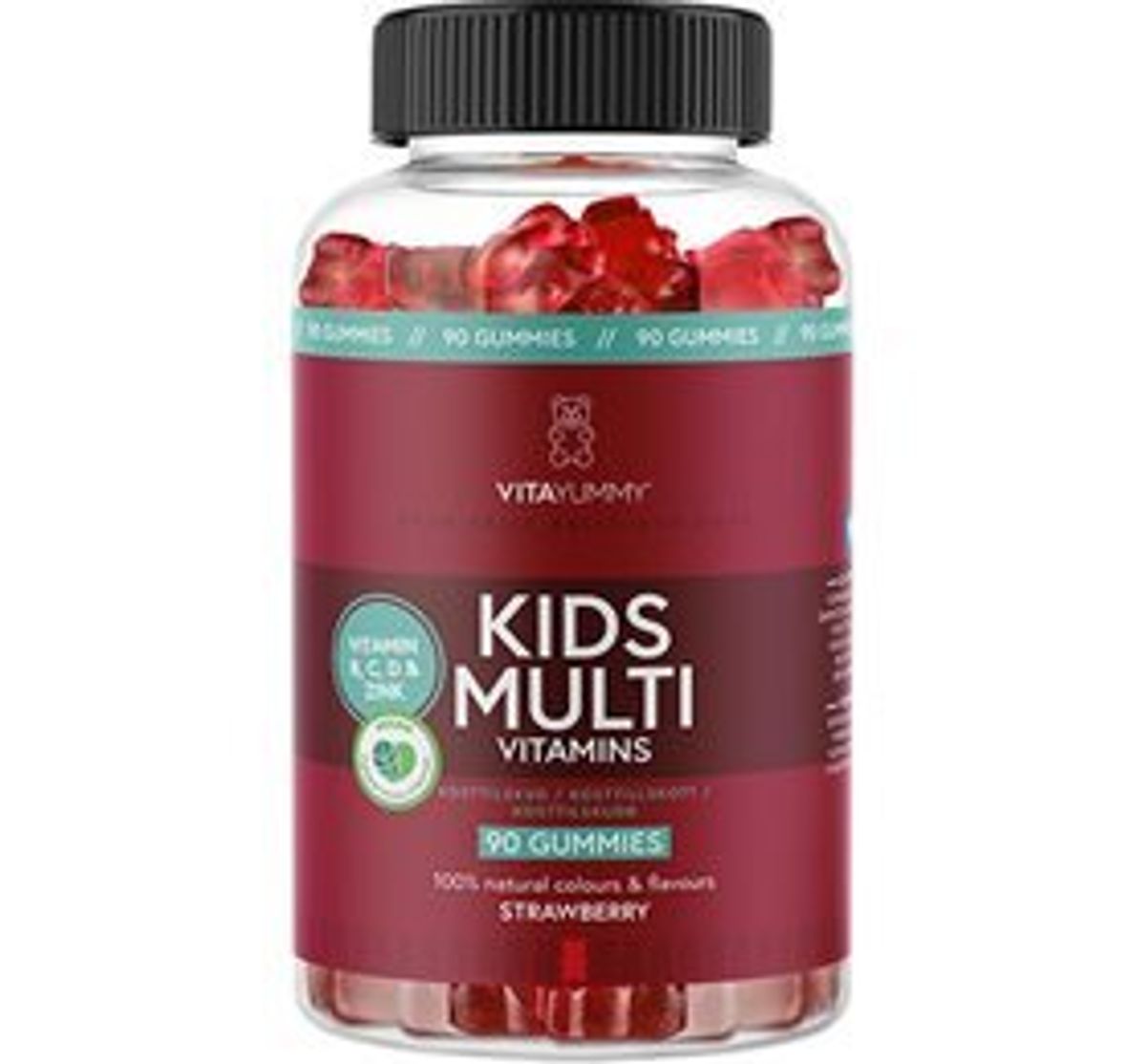 VitaYummy Kids Multi (Strawberry), 90gum.