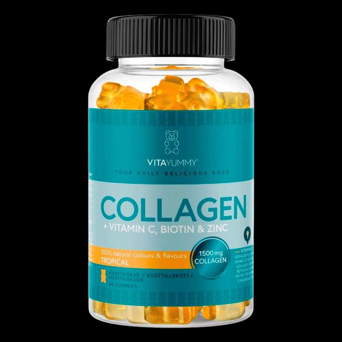 VitaYummy Kosttilskud Collagen Tropical (60 stk)