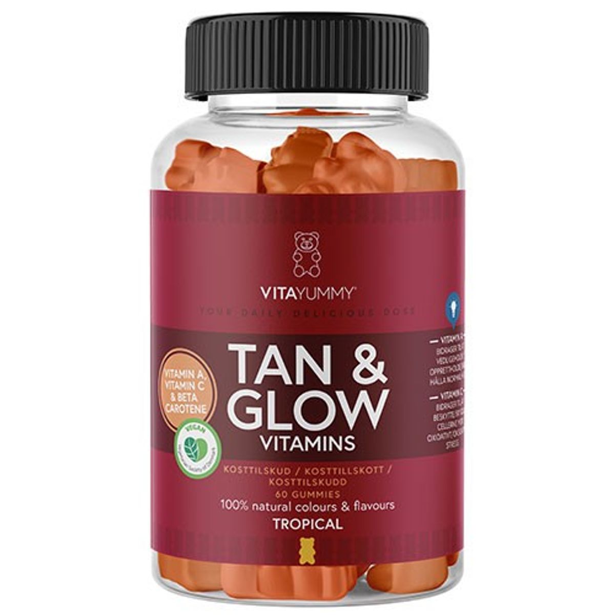 VitaYummy Tan & Glow - 60 gum