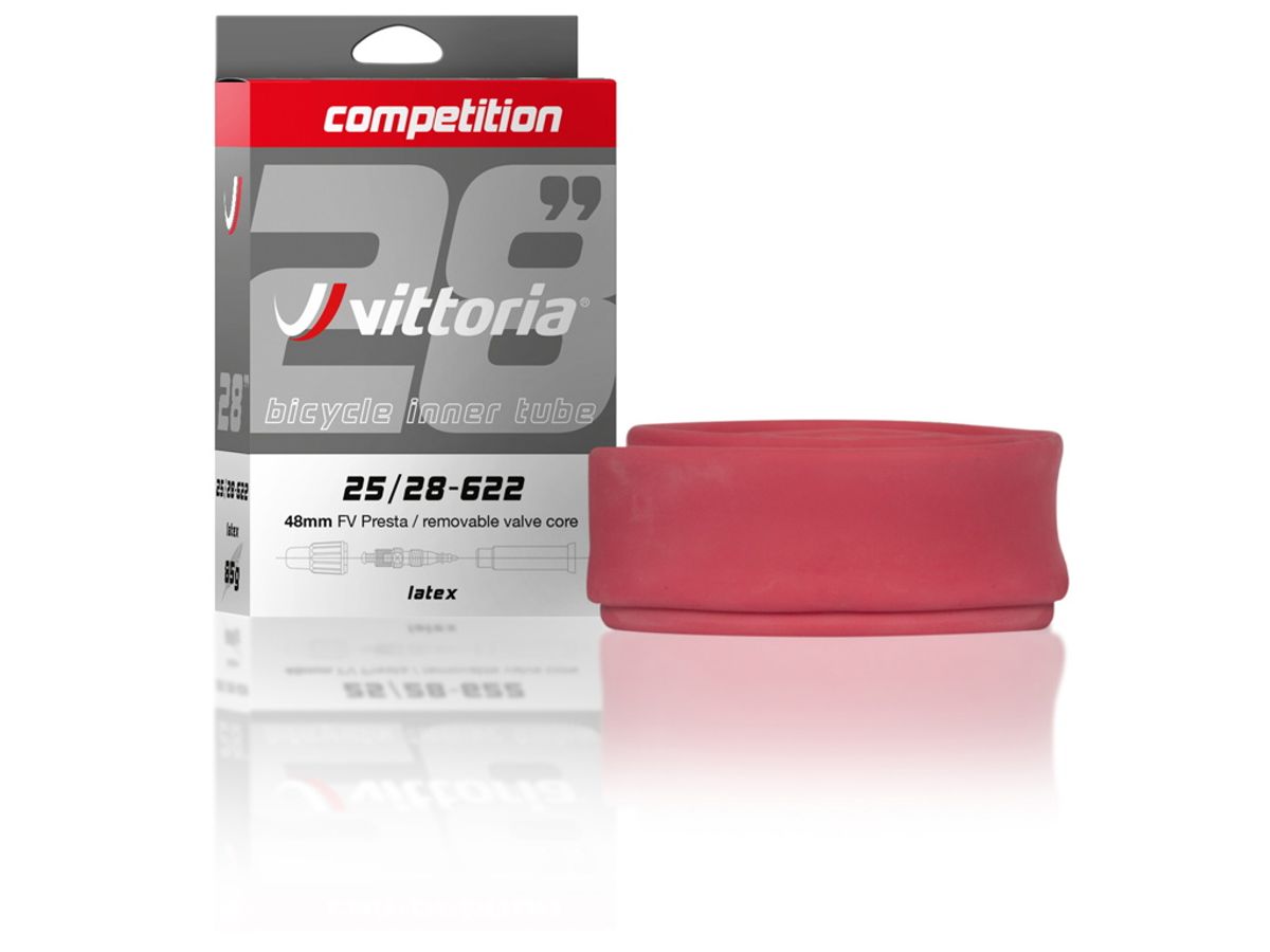 Vittoria Competition Latex Slange 700x25-28c - Presta 48mm